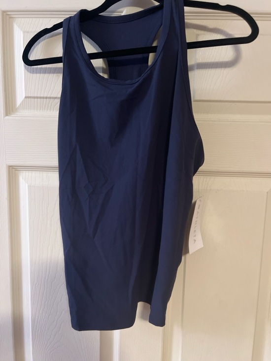 Athleta Tops - Athleta Transcend Racerback Tank Navy Blue XL NWT Lightweight Quick Dry Athleisu